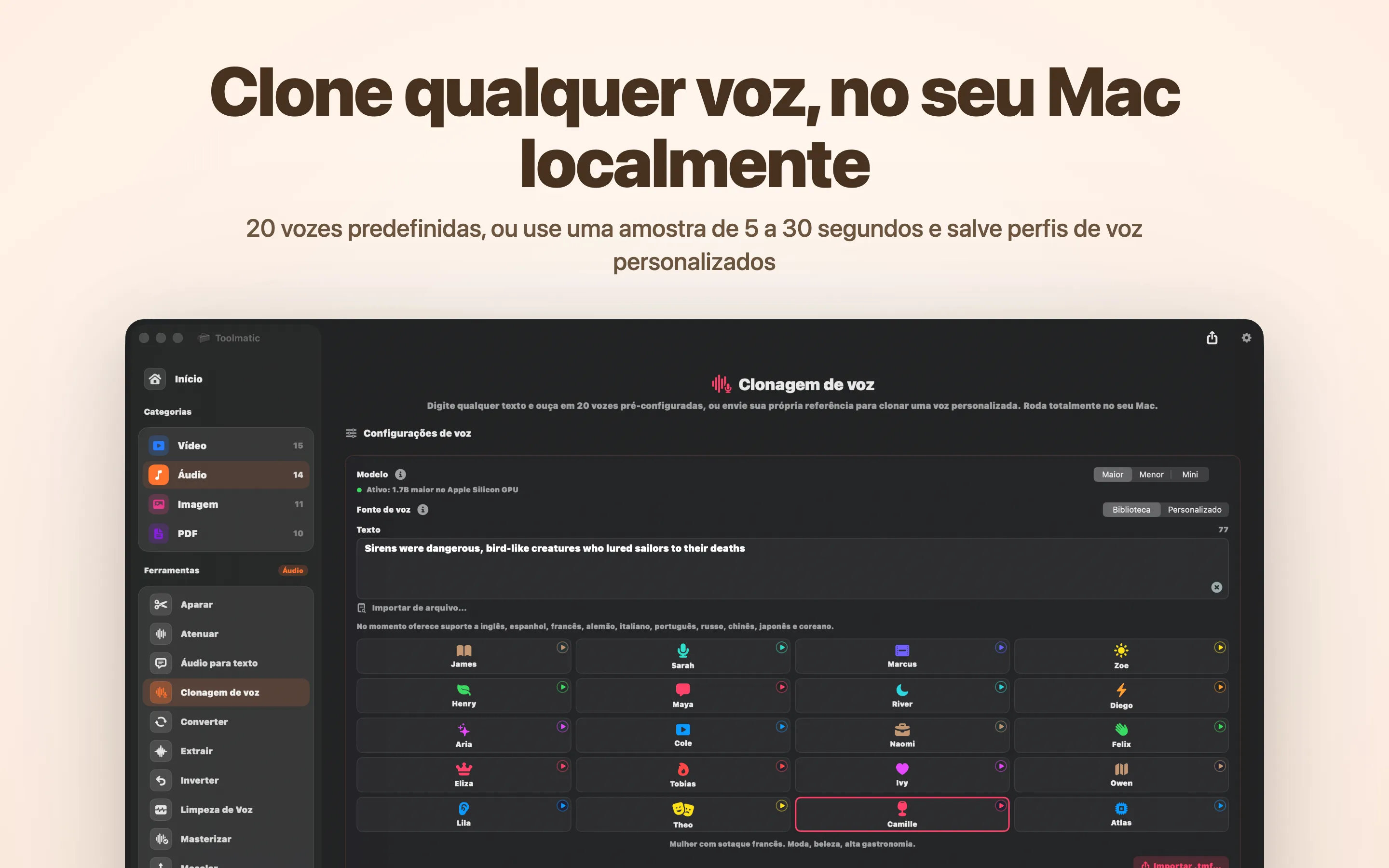 Voice Clone, voz personalizada a partir de uma amostra curta
