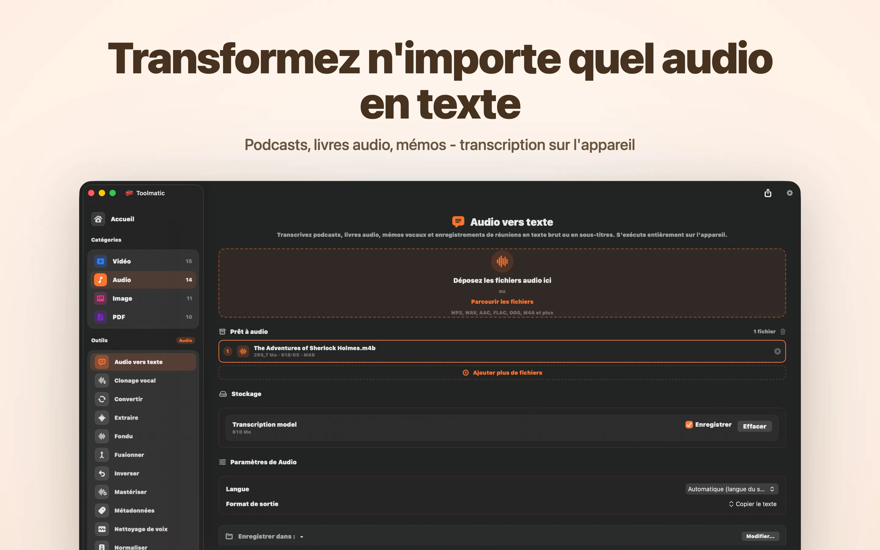 Audio to Text
