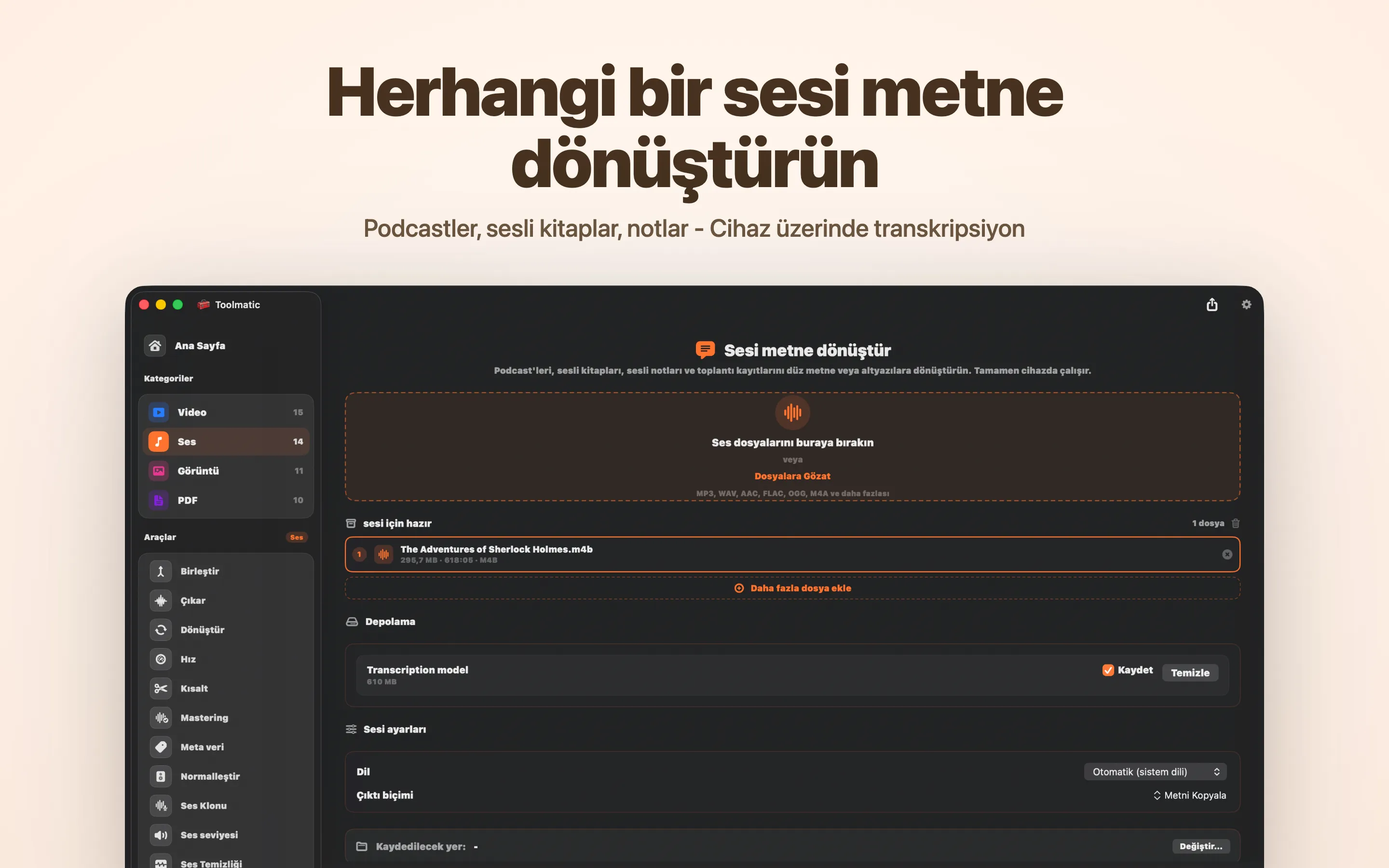 Audio to Text