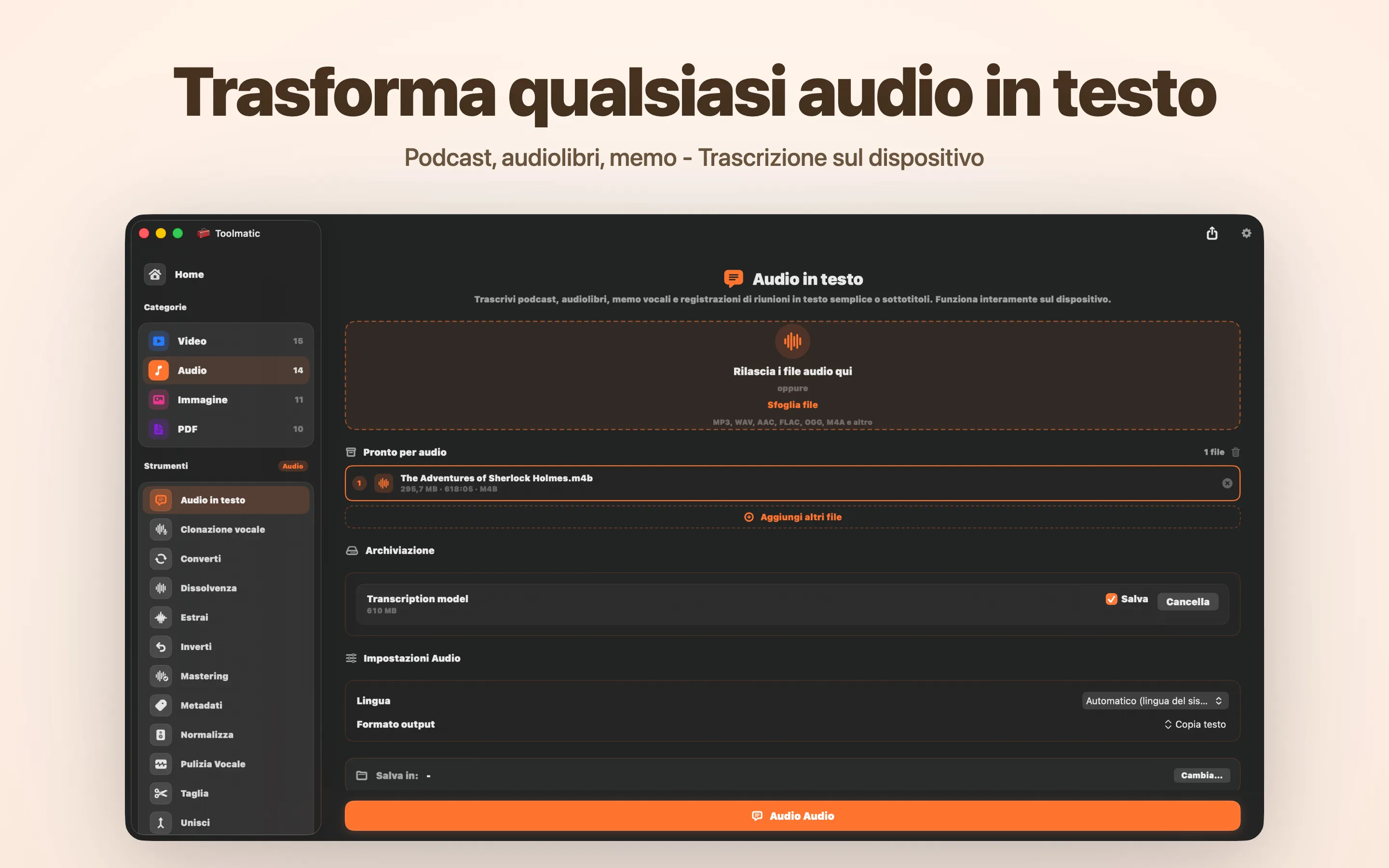 Audio to Text
