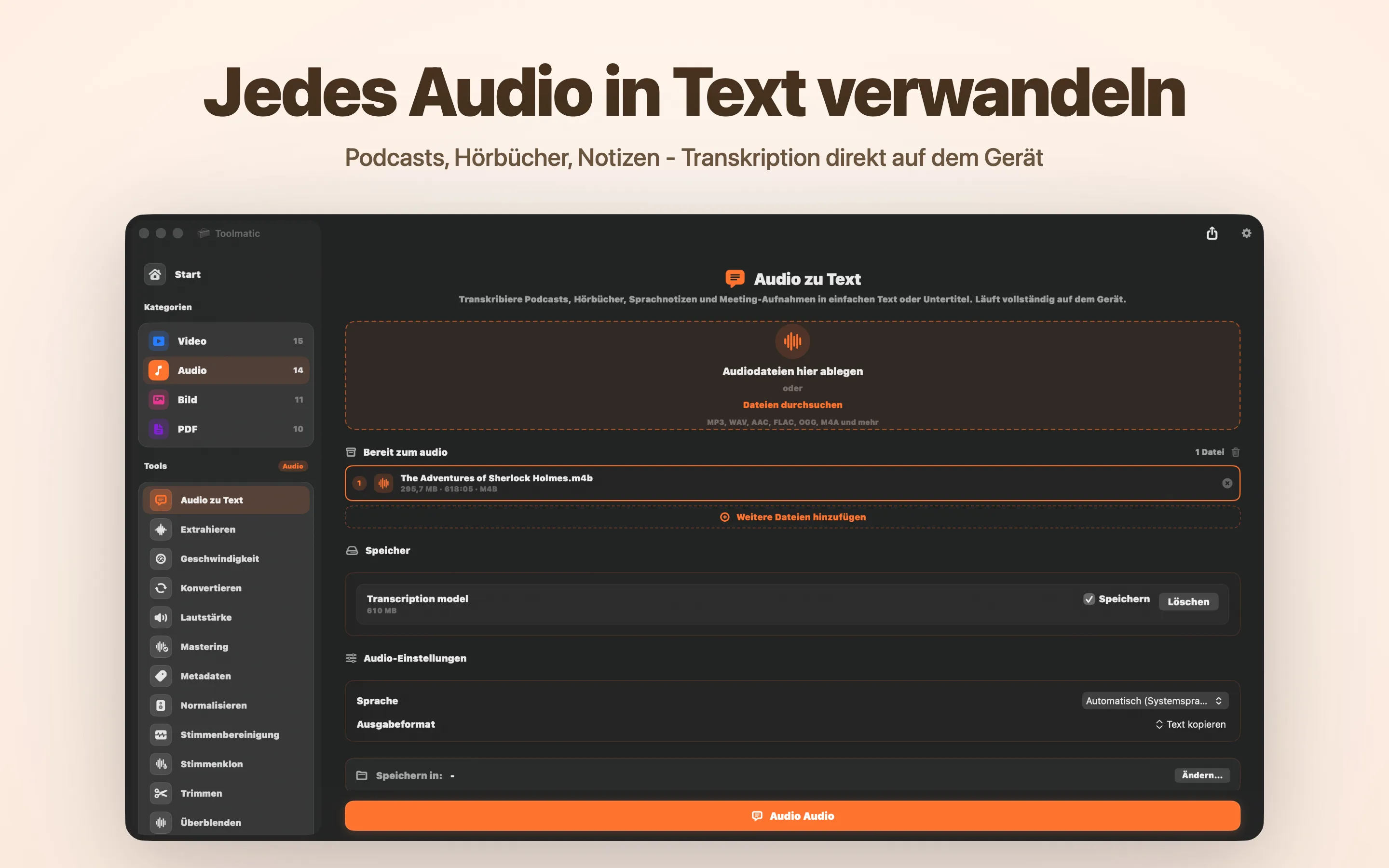 Audio to Text