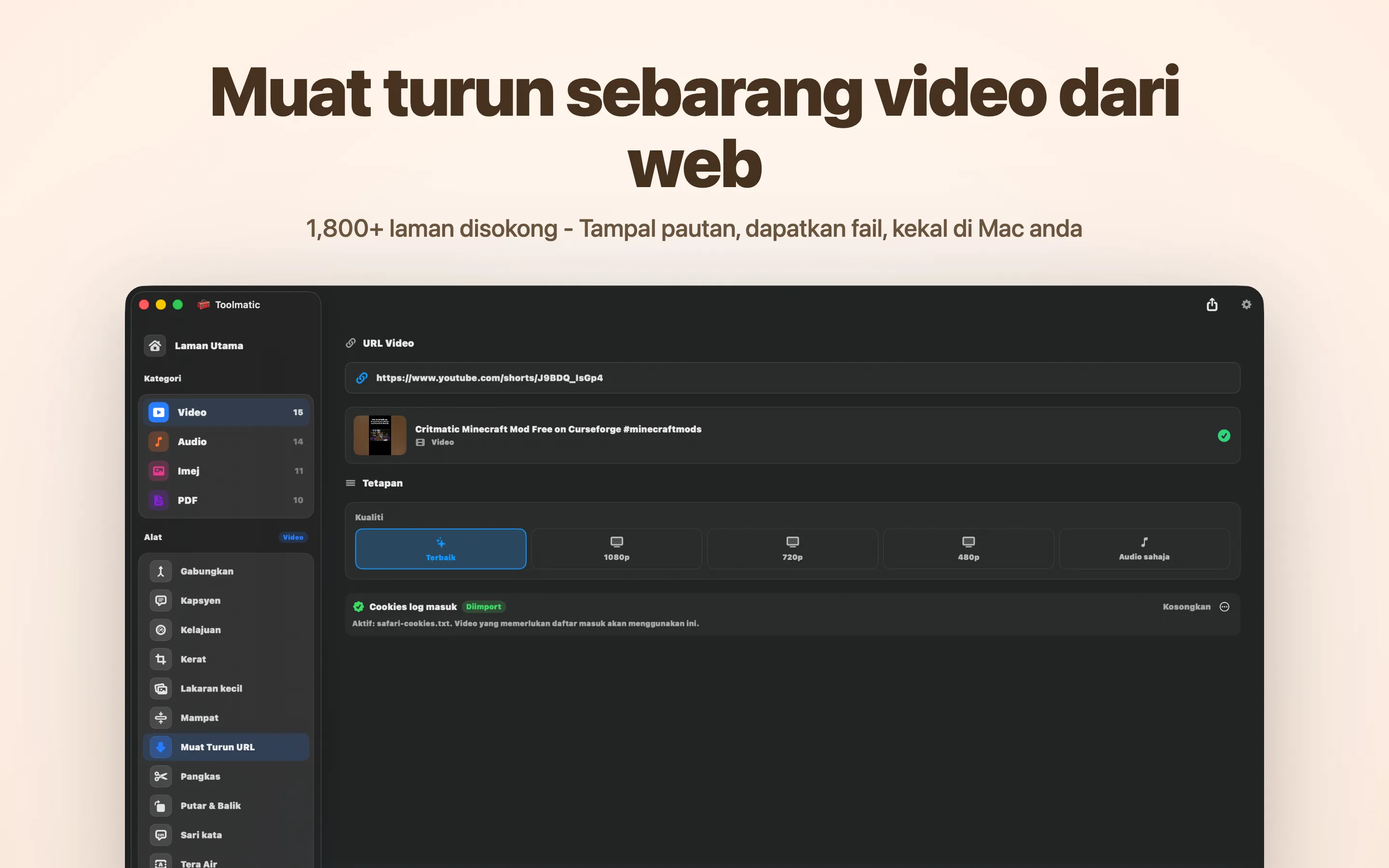 Muat turun video