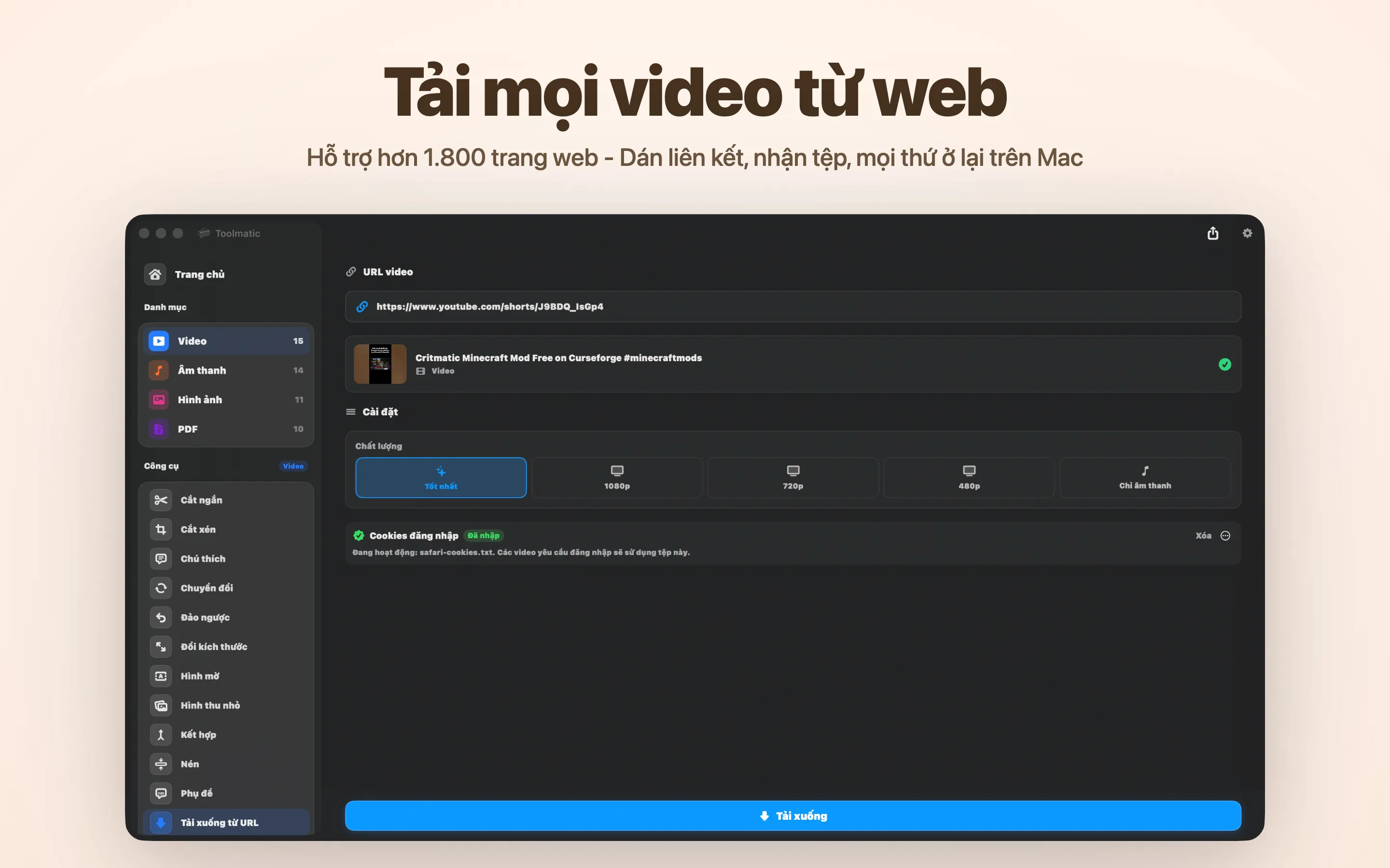 Tải video