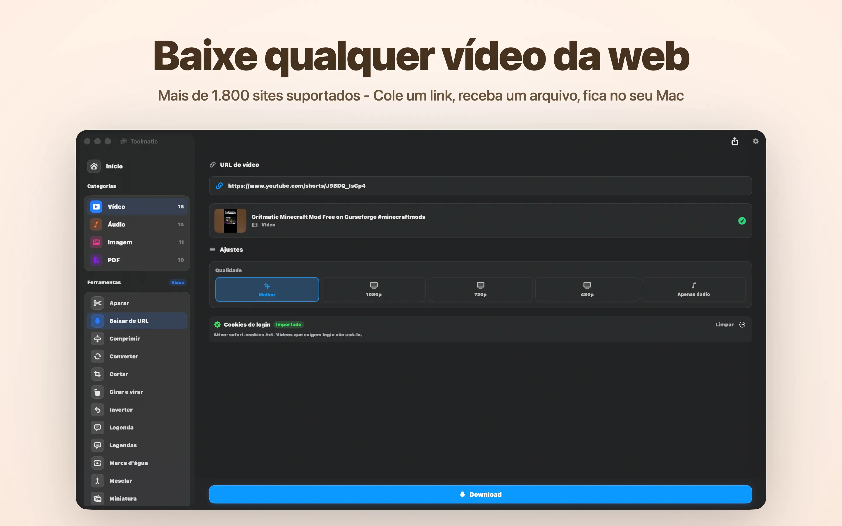 Download de vídeo