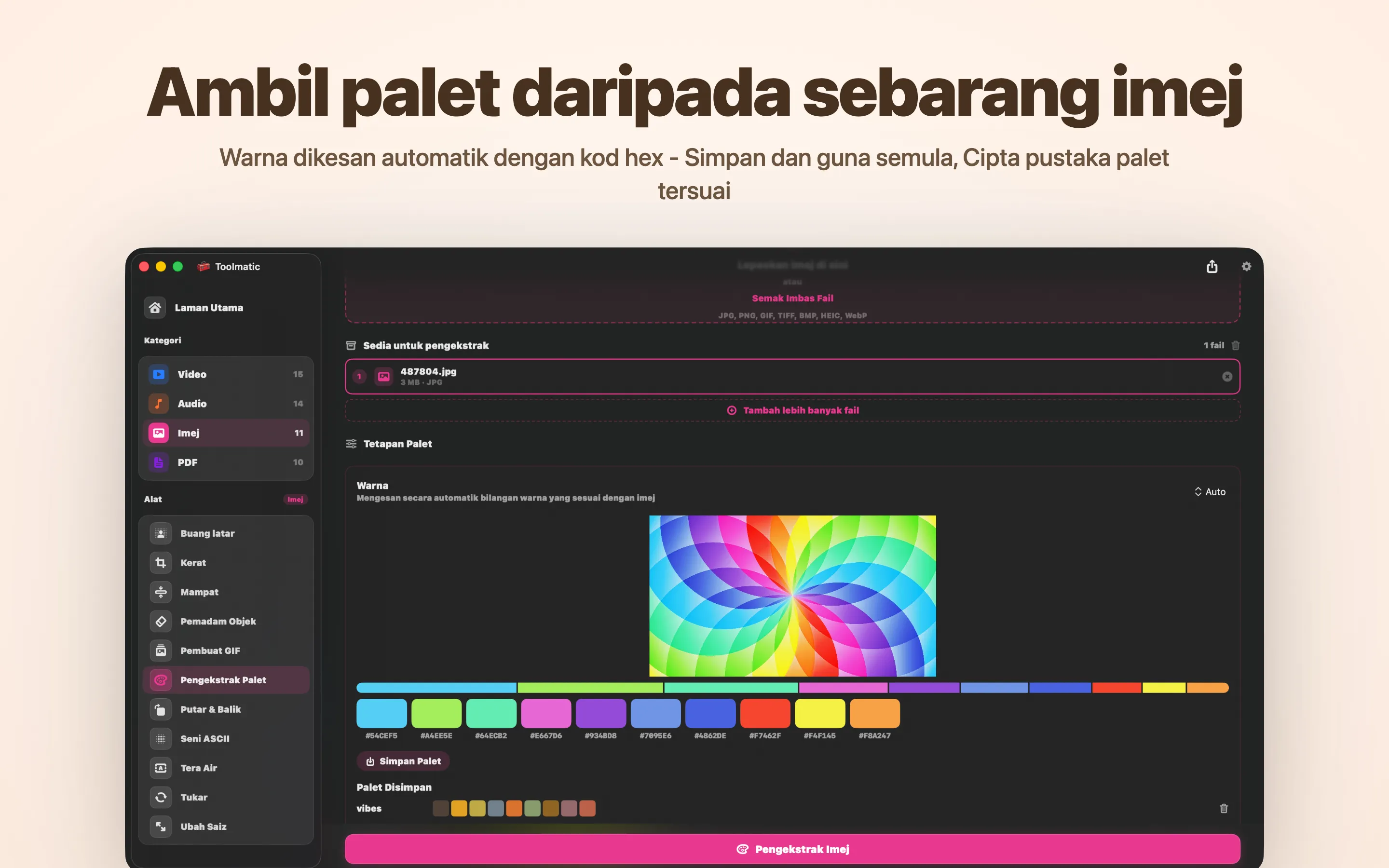 Ekstrak palet
