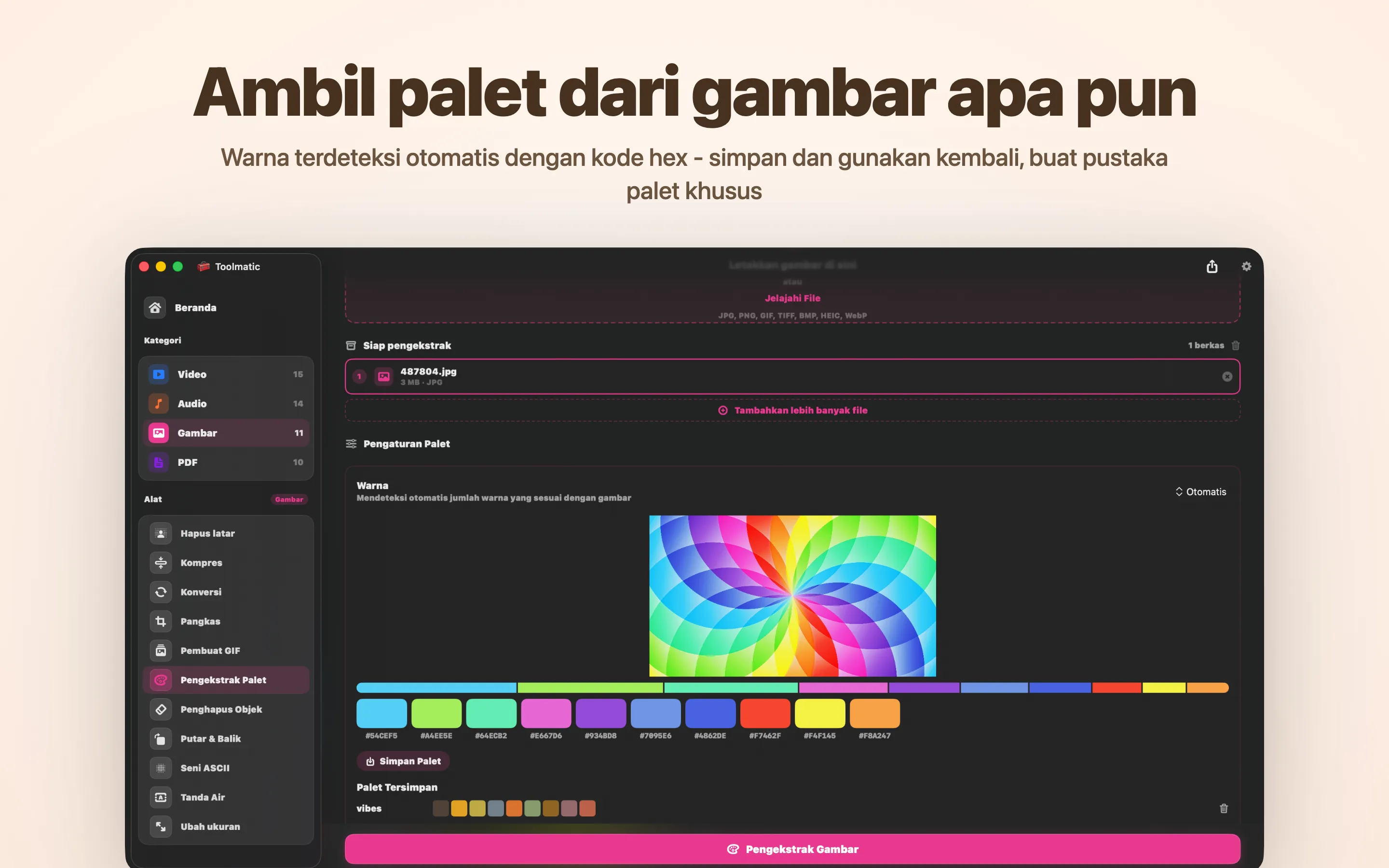 Ekstrak palet